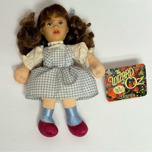 Wizard of Oz DOROTHY Beanie Doll 1998 Merry O Collection Plush Vintage Toy Tag - Picture 6 of 16